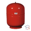 Vase d'expansion Gitral Vase d'expansion Gitral rouge sur socle, pour circuit de chauffage, fabriqué en France