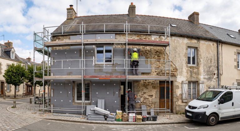 Rénovation énergétique d'un logement avec pompe à chaleur pour améliorer le DPE